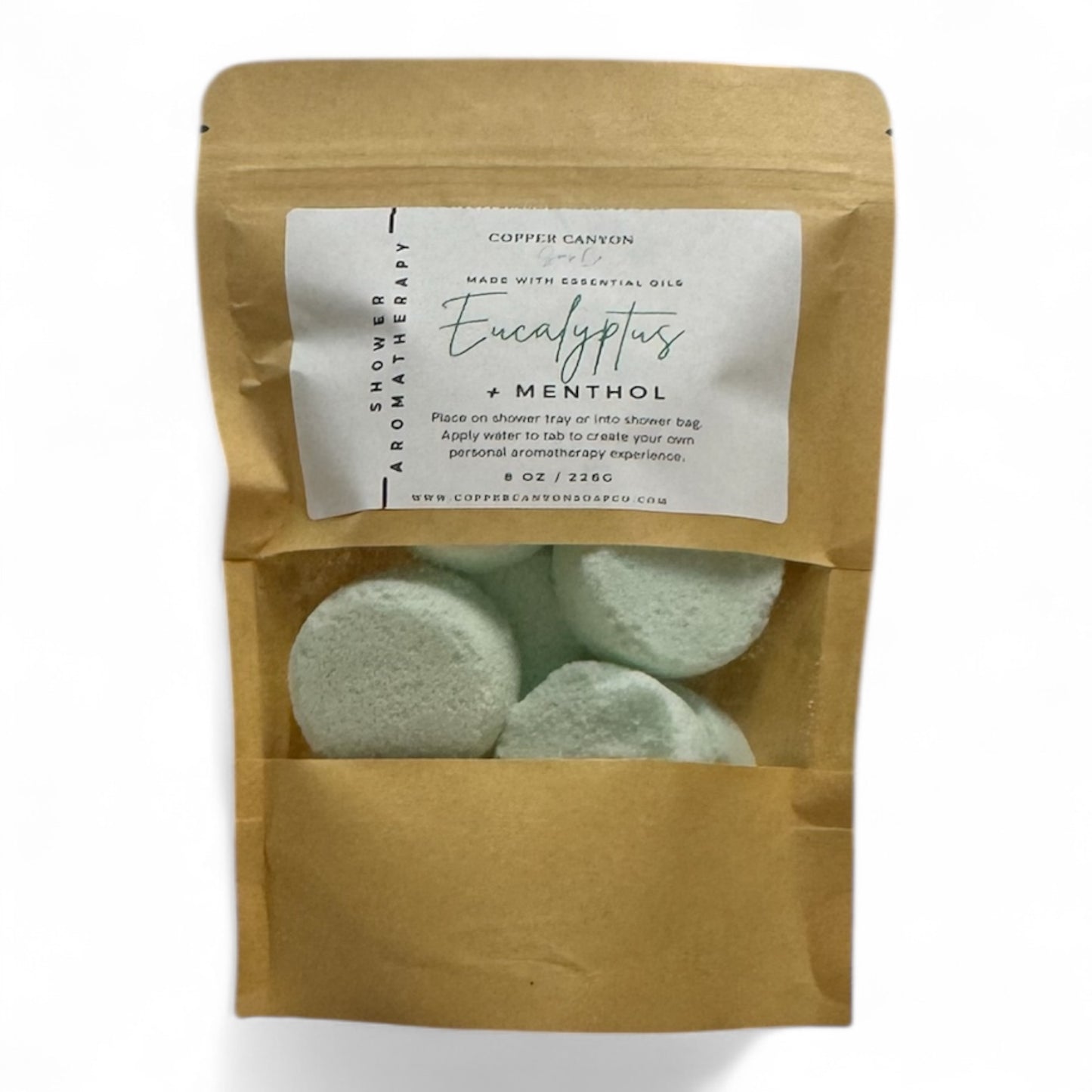 Eucalyptus + Menthol Aromatherapy Shower Tabs