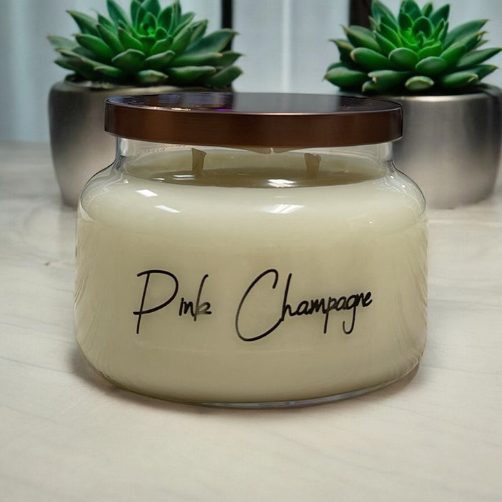 Pink Champagne 8oz Signature Candle