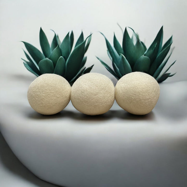 Lemongrass Wool Dryer Balls - 3 pack