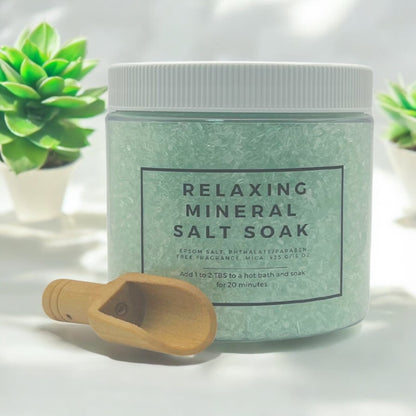 Relaxing Mineral Salt Soak - Mint