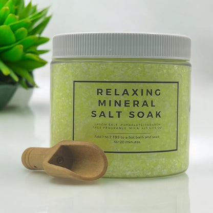 Relaxing Mineral Salt Soak - Neon Yellow