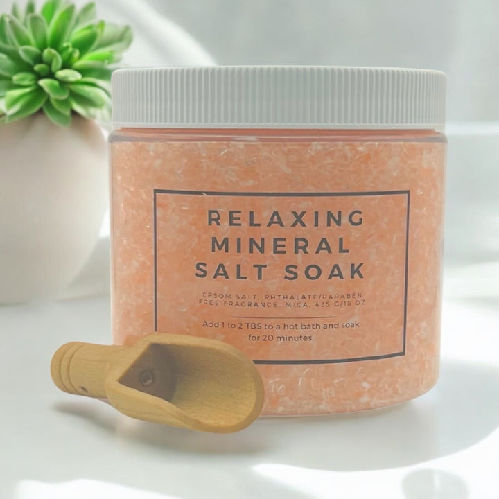 Relaxing Mineral Salt Soak - Orange